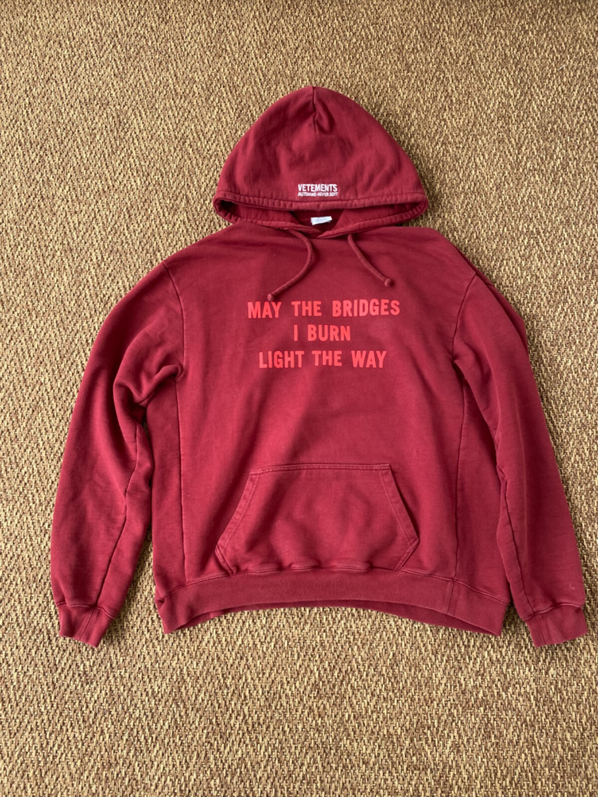 VETMENTS 18AW MAY THE BRIDGES パーカー VETMENTS 18AW MAY THE BRIDGES パーカー - メルカリ
