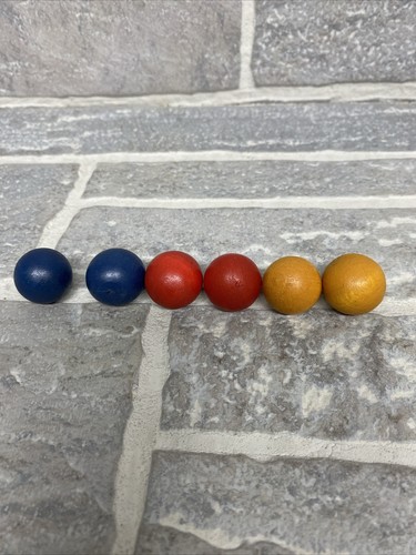 6 Replacement Balls 1959 By Whitman Publishing