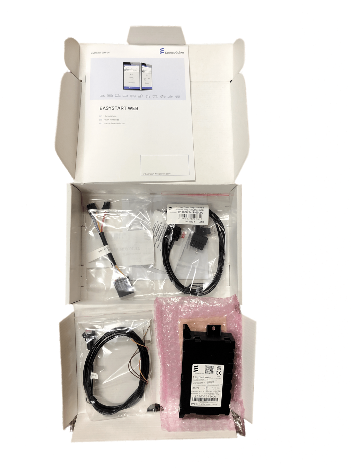 Easystart WEB App Eberspächer Internetbasiertes Bedienelement 221000353500