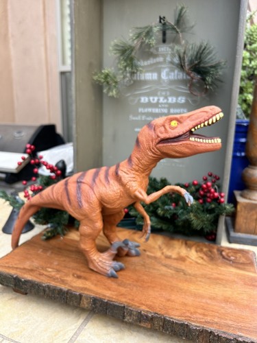 Dinosaur Raptor Toy Brown Velociraptor Adventure Force Large