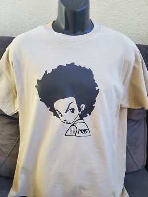  The Boondocks-Nas Dead Presidents Dead Prez Hip Hop Shirt. XL. Optional Sizes 