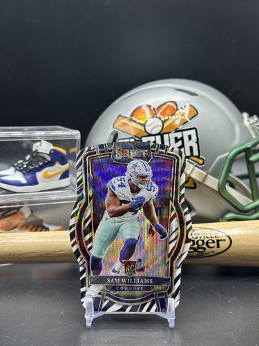 2023 Panini Select Sam Williams Zebra Club Level Die Cut