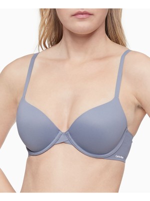 CALVIN KLEIN Intimates Серый бюстгальтер с эффектом памяти и эффектом памяти 36D