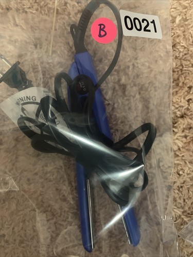 CHI Smart Gemz Zirconium Titanium Hairstyling Iron Floral Bright BLUE