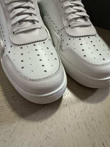 Pre-owned Thom Browne Men Perforated Low Top Leather Sneakers White 12 Us/45 Eu Italy
