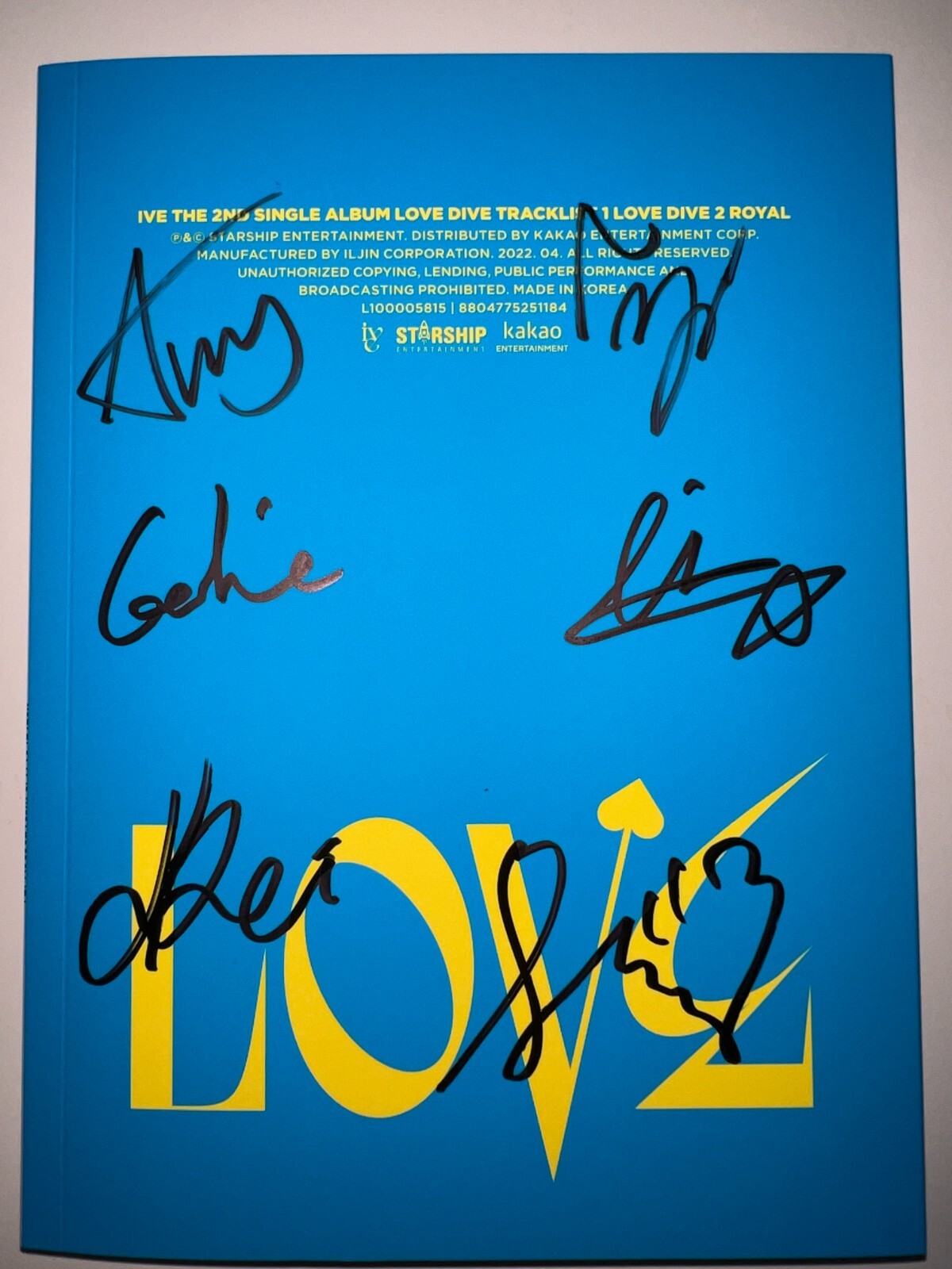 行列のできるレビュー商品、集めました。高評価アイテム DIVE] [LOVE IVE All Mint Album Signed Autographed Member K-POP・アジア