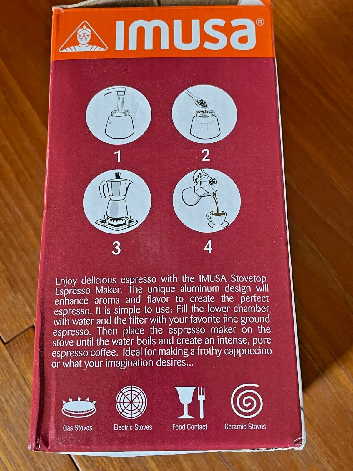IMUSA Aluminum Stovetop Expresso Maker