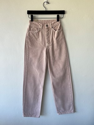 new Ksubi womens denim high jean brooklyn rose pink blush 23 5 small xs