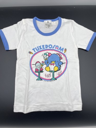 Sanrio Original Tuxedo Sam Vintage Tee Shirt 1979 1985 6-8 3