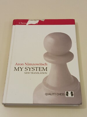 My System by Aron Nimzowitsch English Hardcover  Chess Book Rare Strategy