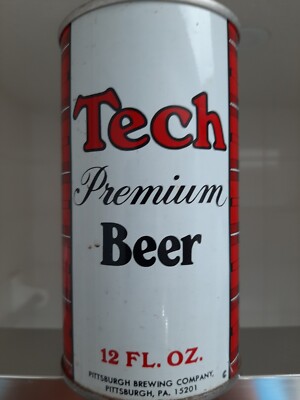Tech Premium Beer Beer Can Pittsburgh Brewing B/O