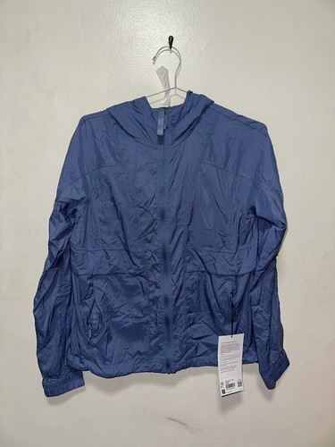 NEW Lululemon Hooded Lite Jacket In Oasis Blue Size 4 OASB
