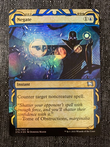 FULL FOIL NEGATE x1 ~mtg NM Strixhaven Mystical Archive Unc