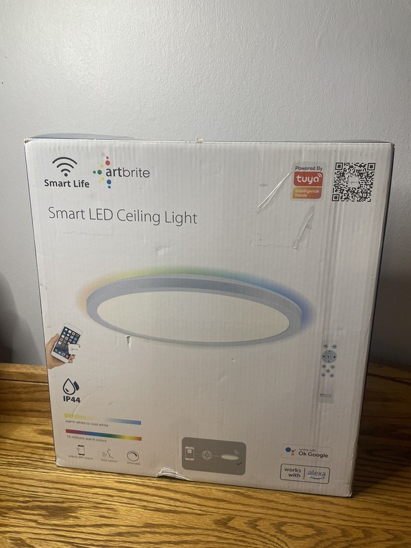 Smart Life Artbrite -Smart LED Ceiling Light- Works With OK