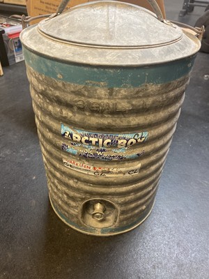 vintage arctic boy water cooler