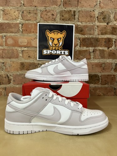 Pre-owned Nike Dunk Low Light Violet Womens Dd1503-116 In White