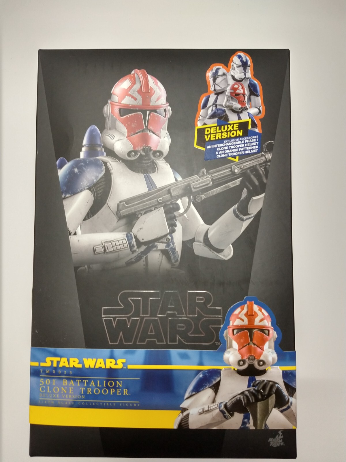 Hot Toys Star Wars The Clone Wars NEW 501st Battalion Clone