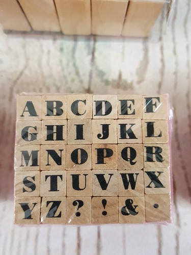 6 Alphabet Stamp Sets by Studio G / NEW SEALED