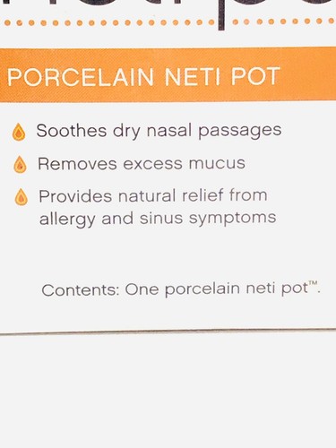 Neti Pot Himalayan Chandra Porcelain New THE ORIGINAL