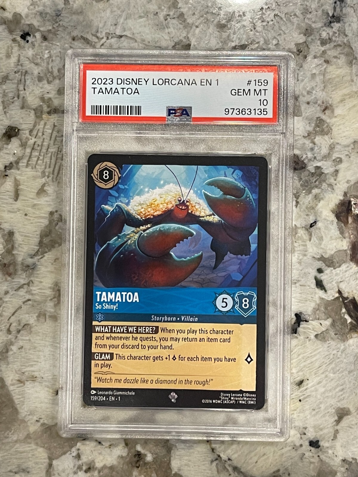 タマトア　ホイル　foil タマトア ホイル foil 2023 Disney Lorcana EN 1 The First