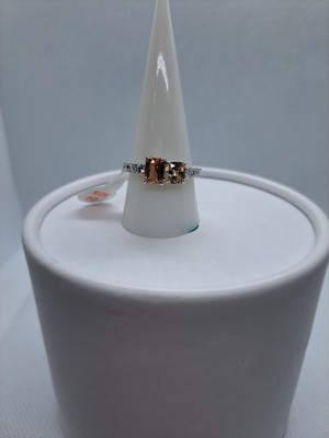 Bomb Party Ring Size 10 Rbp5497 A Mesmerizing Gaze Smokey Topaz CZ 