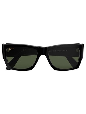 RAY BAN RAY-BAN MEN'S NOMAD LEGEND GOLD SUNGLASSES, BLACK