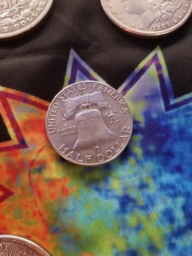 1963-P Silver Ben Franklin Benjamin 50 Cent Half Dollar US Coin