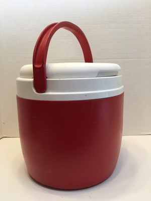Igloo Red 2 Gallon Water Cooler Jug -- Camping Sports Dog Bowl