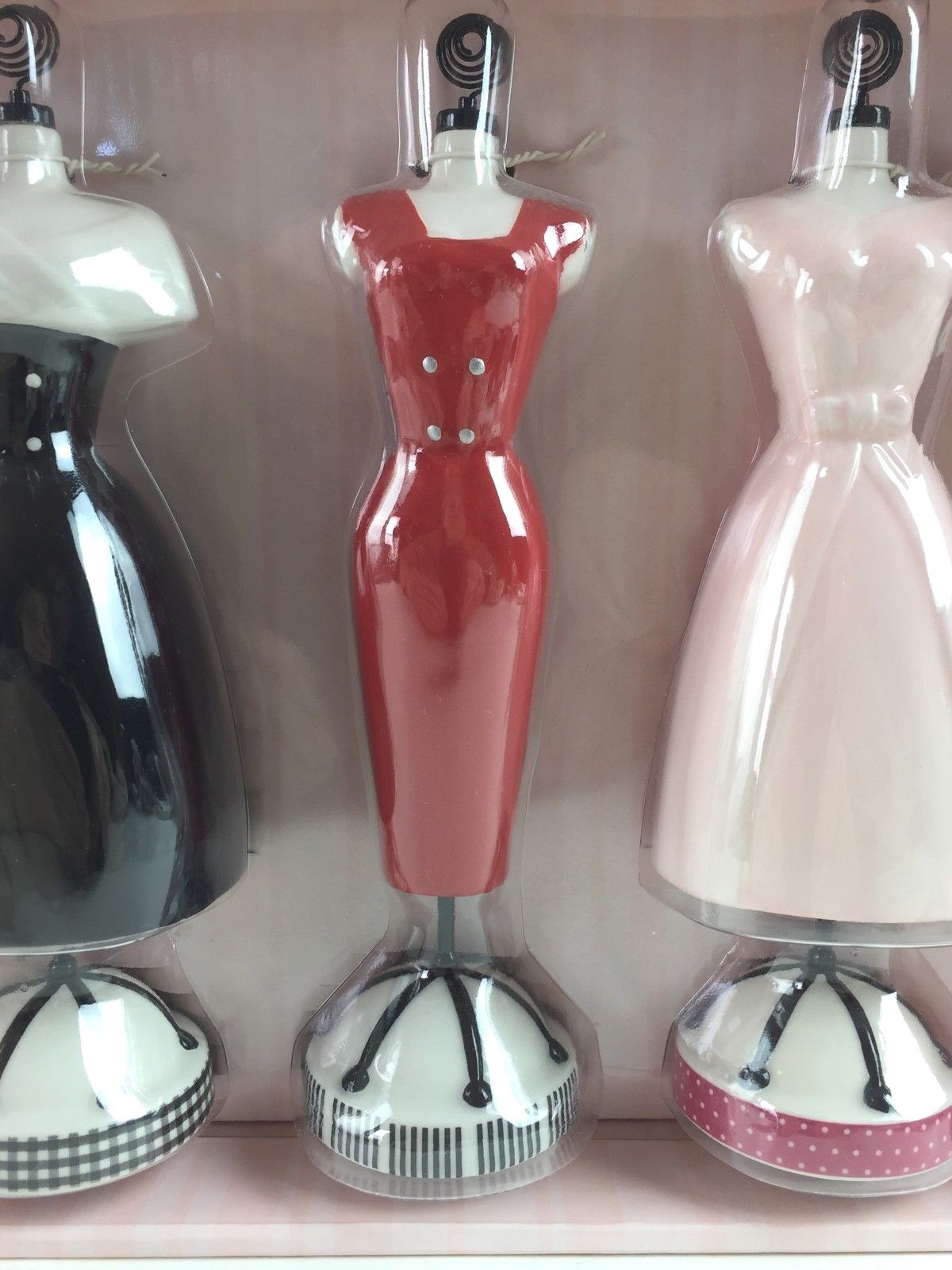 45TH ANNIVERSARY BARBIE PHOTO HOLDERS (SET OF 3) - HALLMARK - 2004