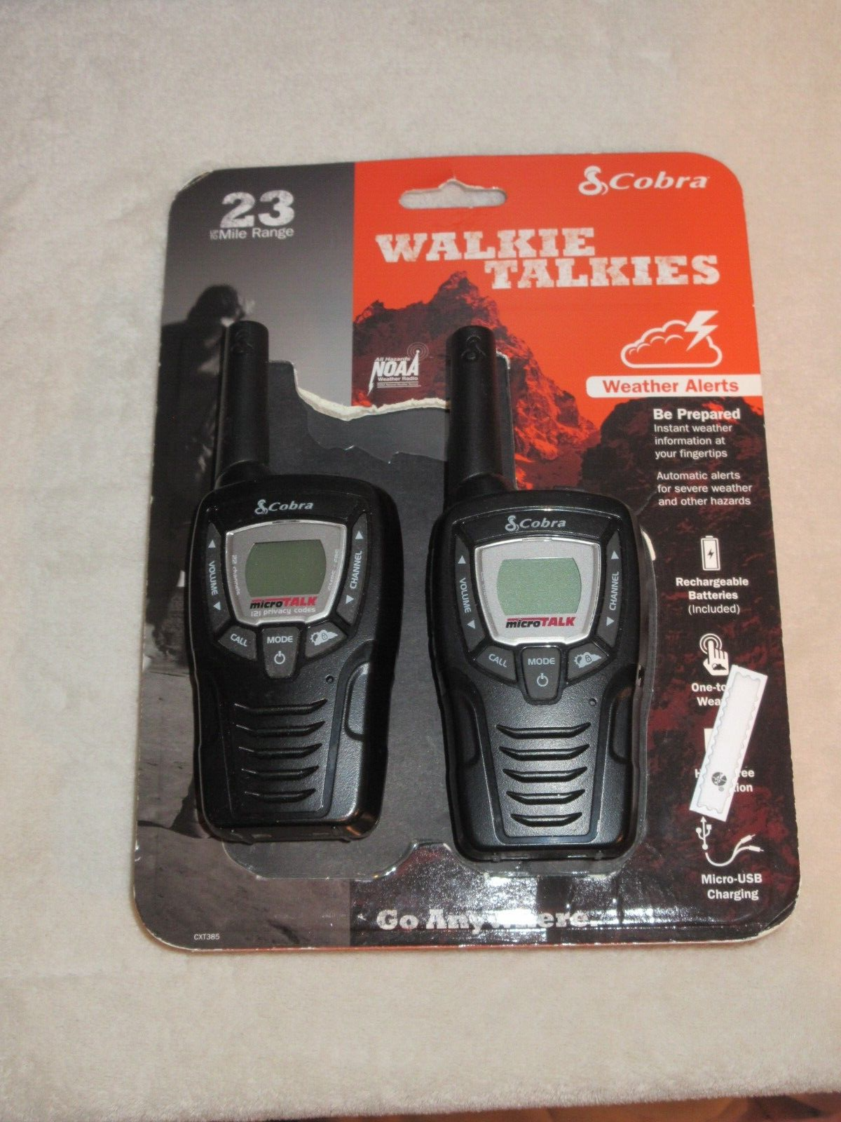 W/rechargeable Batteries & Cord