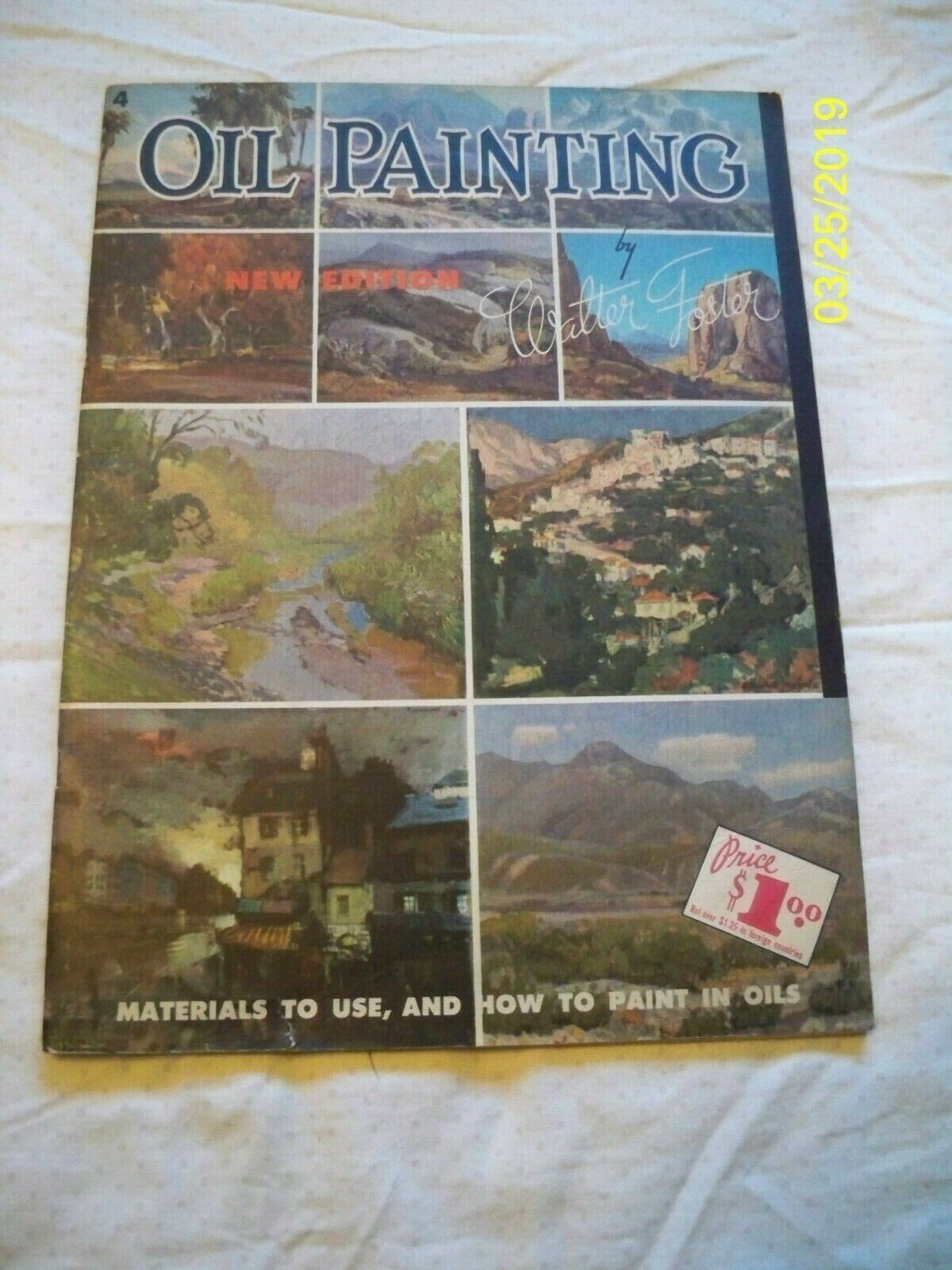 Vtg 1960 Conni Gordon You Can Paint a Picture Book Oil Painting Instructions lot