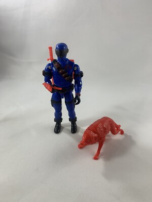 Snake Eyes Blue Red Cobra Black Major Custom GI Joe 1985 Vintage Style