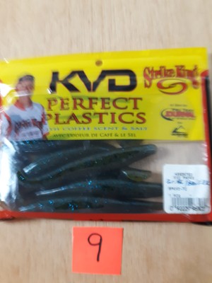 Strike King Swimbait Swim'n Caffeine Shad  Soft Plastic Bait, 4'' & 5'', 9 Colors