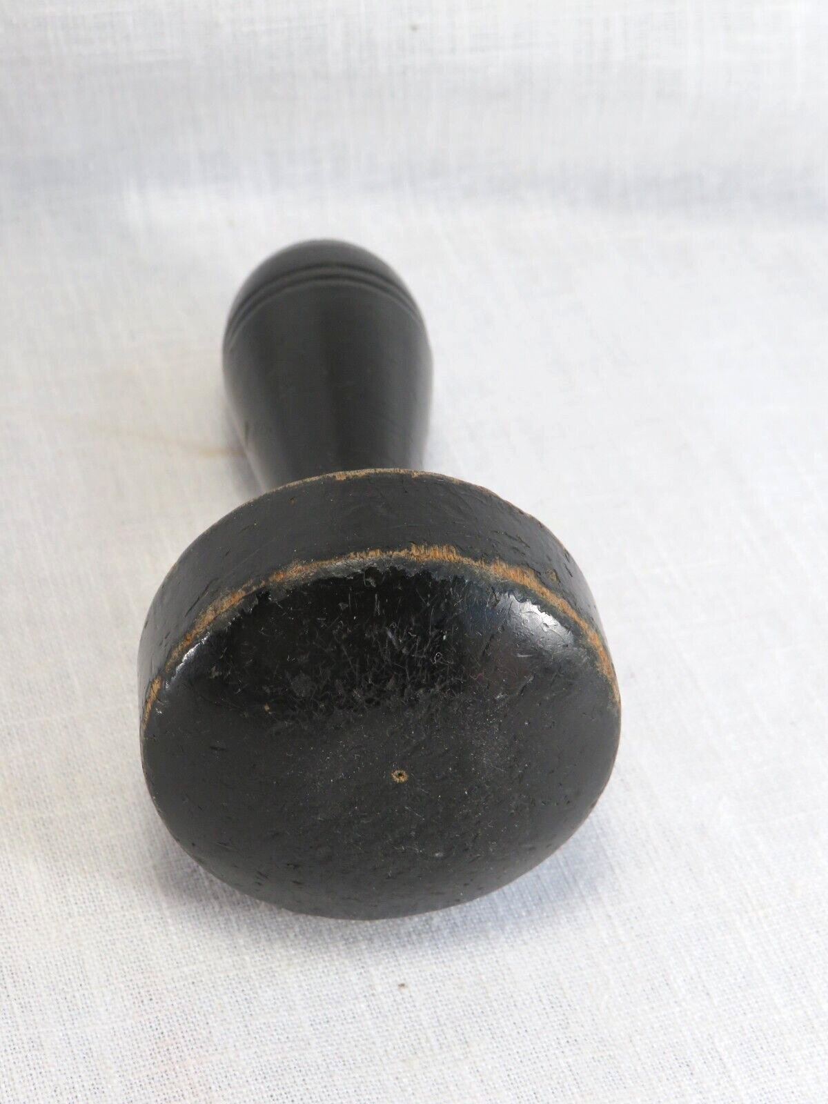 Vintage Black Hard Wood Sock Darner Tool Circa 1940s A-2