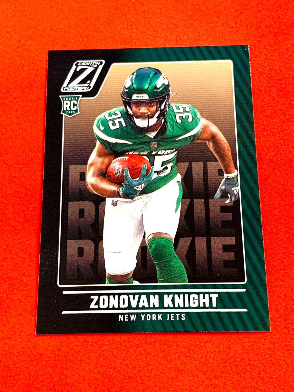 ■　画家本人出品 BU-ZONE 2022　F4号　■ 2022 Panini Zenith - Rookies #184 Zonovan Knight (RC) NEW