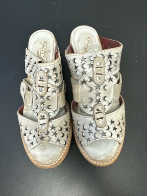 Freebird Moonstar Ice Size 7 Leather Sandals
