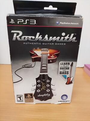 Rocksmith 2012 Edition PS3 Sony PlayStation 3 Complete Learn to Play Guitar 