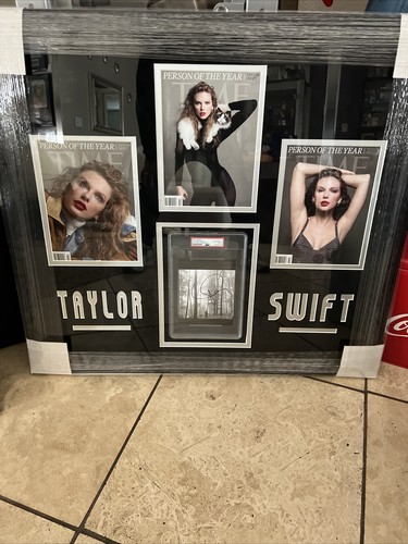Taylor Swift signed Limited Edition Time Mag Custom Frame