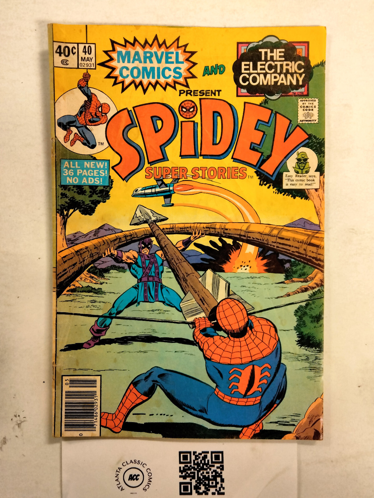 Spidey Super Stories #40 VG Marvel Comic Books Electric