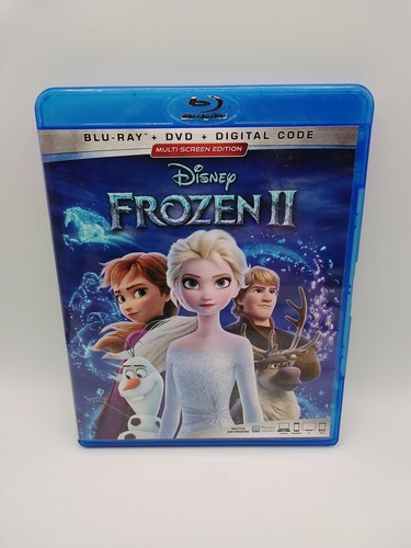 FROZEN II Disney Blu-ray + DVD NO Digital NO Slipcover USED
