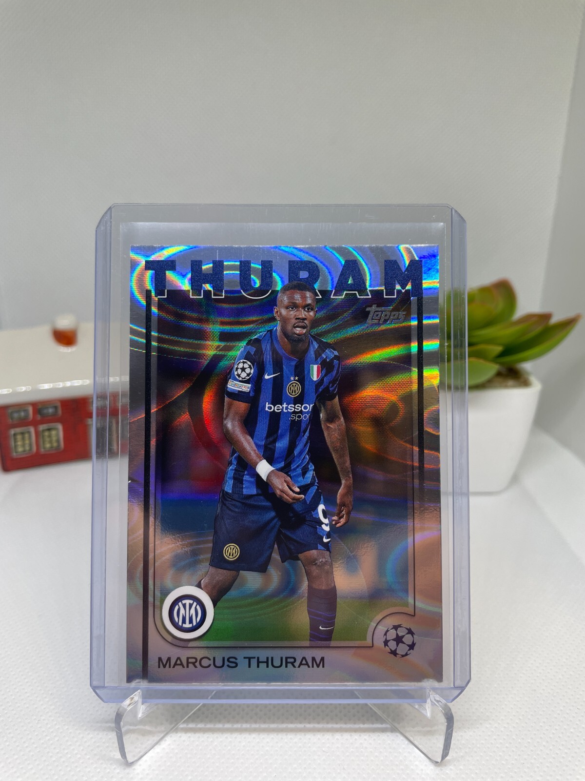 22-23 Topps Marcus Thuram インサート THE MAN 2022-23 Topps Finest Bundesliga MARCUS THURAM The Man Case