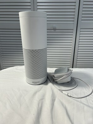 Amazon Echo 1st Generation SK705DI White Bluetooth Alexa Smart Speaker Voice