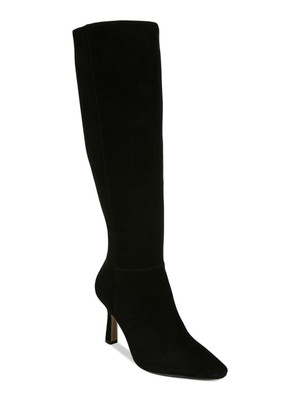 SAM EDELMAN Женские черные кожаные ботинки Goring Davin Square Toe Stiletto 5.5