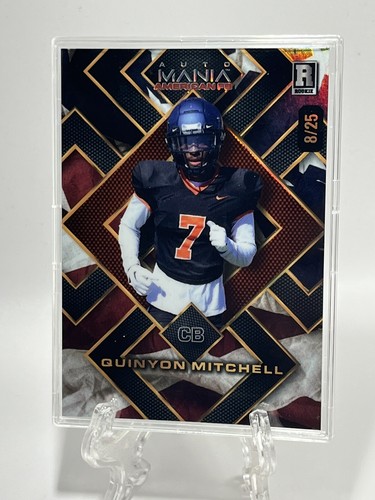 ミッチェル Mitchell Auto 30 Quinyon Mitchell 2024 Wild Card Auto Mania - American FB