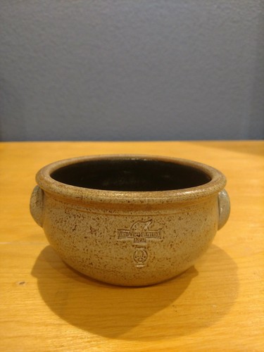 2009 Red Wing Pottery Oxidized Stoneware bowl signed Mark Connolly original