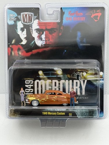 M2 Machines 2024 Diorama Series Orange 1949 Mercury Custom Road
