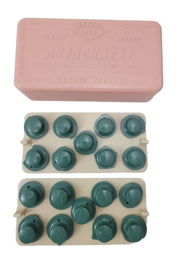 小物 mickham Vintage Deluxe Zigzag Sewing Machine Attachments 18 Cams