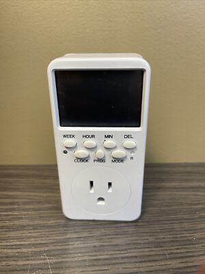 Programmable wall outlet plug digital Timer Canagrow GETA-US A