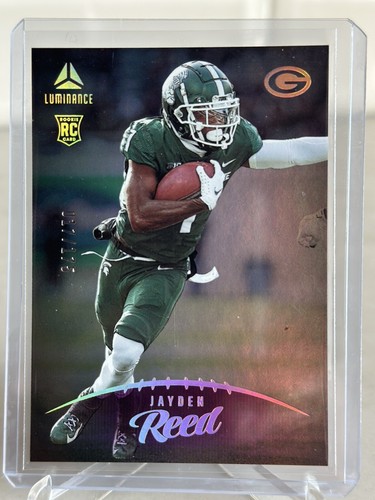2023 Panini Luminance - Jayden Reed (RC) /175 Purple #125