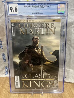 Clash of Kings #1 (1:50 Variant G.R.R. Martin! Game Of Thrones Cgc 9.6 Comic